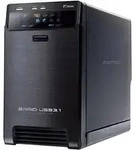 FANTEC QB-X2U31R schwarz 2 x 3,5 SATA Raid HDD USB 3.1