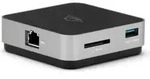 USB-C Travel Dock E (grau/schwarz, HDMI, USB-A, Gigabit LAN) - Grau