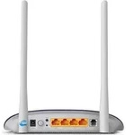 TP-Link TD-W9960, Wi-Fi 4 (802.11n), Einzelband (2,4GHz), Ethernet/LAN, VDSL2, Wei&szlig;,