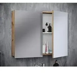 VCB1 Badschrank 60cm Badm&ouml;bel Wandschrank Badezimmer Bad Spiegelschrank Nachbildung