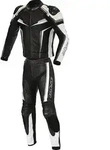 B&uuml;se Mille Lederkombi schwarz wei&szlig; 50 - Schwarz/Wei&szlig; - 50