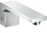 hansgrohe Wanneneinlauf Axor Edge A 190mm, Wandmont., Diamantschl., chr - Grau