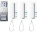 Siedle SET CA 812-3 E/W, Kabelgebunden, Edelstahl, Wei&szlig;, Wand