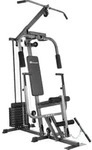 Kraftstation home gym mit Bankdr&uuml;ckmodul - schwarz - Schwarz