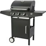 Barbecue El Fuego Gasgrill San Angelo mit 3 Brenner BBQ Grillwagen Gartengrill -