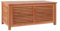 Aufbewahrungsbox Auflagenbox Teak Grande II aus massivem Teakholz Natur