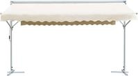vidaXL Freistehende Markise 500x300 cm Creme