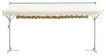 vidaXL Freistehende Markise 600x300 cm Creme - Creme