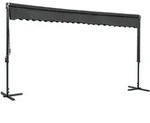 vidaXL Freistehende Markise 500x300 cm Anthrazit - Grau
