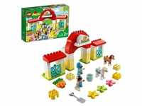 LEGO 10951 DUPLO Pferdestall und Ponypflege Spielzeug für Kleinkinder ab 2...