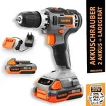 FUXTEC 20V Akkuschrauber FX-E1BS20 SET mit 2 x Akku 2Ah, 1 x Ladeger&auml;t 1A