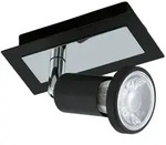 Eglo 94963 SARRIA LED GU10 Deckenleuchte 1x4,5W 120x60mm Schwarz Chrom -