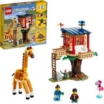 LEGO 31116 Creator 3-in-1 Safari-Baumhaus - Katamaran - Flugzeug Spielzeug, Set mit