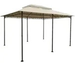 Pavillon Ersatzdach beige - 400 x 300 cm - Cape Town Universal Dach - Beige