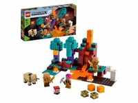 LEGO 21168 Minecraft Der Wirrwald Spielset mit Huntress, Hoglin und 2 Piglins,