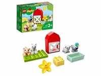 LEGO 10949 DUPLO Tierpflege auf dem Bauernhof mit Figuren: Ente, Schwein, Schaf und