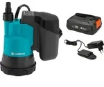 GARDENA Akku-Klarwasser-Tauchpumpe 2000/2 18V P4A Ready-To-Use Set 14600-61