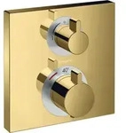 hansgrohe Fertigset Ecostat Square UP-THM, 2 Verbr., polished gold optic - Silber