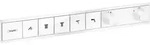 hansgrohe Fertigmontageset RainSelect UP-Thermostat, 5 Verbraucher, mattwei&szlig; - Wei&szlig;