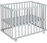 roba Laufgitter klappbar, Taupe, 74x100 cm, platzsparendes Spielgitter inkl....