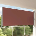 vidaXL Ausziehbare Seitenmarkise 160x300 cm Braun - Braun