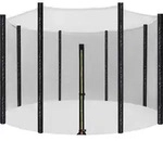 SONGMICS Sicherheitsnetz f&uuml;r &Oslash; 366cm Trampolin 8 Stangen Ersatznetz rundes