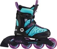 K2 Inline Skates MARLEE PRO light blue - purple Gr&ouml;&szlig;e 32-37 - Schwarz/Gr&uuml;n -...