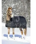 Bucas Irish Turnout Light Regendecke - hoher Nacken 120 Schwarz - Schwarz/Gold