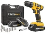 Powerplus POWC1061, Handbohrmaschine, Ohne Schl&uuml;ssel, Schwarz, Grau, Rot, 1 cm, 1400