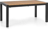 blumfeldt Menorca Expand - Gartentisch, Ausziehtisch, ausziehbar, Aluminium /