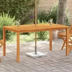 vidaXL Gartentisch 150x90x74 cm Massivholz Akazie - Braun