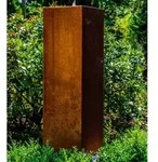 K&Ouml;HKO&reg; W&uuml;rfelbrunnen &bdquo;Peru&ldquo; H&ouml;he 119 cm Gartenbrunnen 31006 aus Cortenstahl