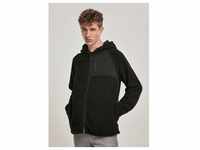 Urban Classics Winterjacke Hooded Sherpa Zip Jacket Black-M