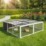MyAnimal Freilaufgehege MH-06 | Wetterfest & Winterfest - Hasen Kaninchen Stall -