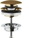 GROHE Ablaufgarnitur 65807, mit Klickverschluss, herausnehmbarer Stopfen,