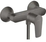 Brausenmischer Talis E Aufputz brushed black chrome Aufputz - Wei&szlig;