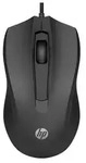 HP Kabelgebundene Maus 100, Beidh&auml;ndig, Optisch, USB Typ-A, 1600 DPI, Schwarz -