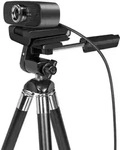 LogiLink Konferenz HD-USB-Webcam, 100&deg;, Dual-Mikrofon, manueller Fokus, 2 MP, 1920 x