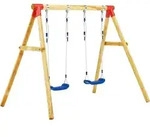vidaXL Schaukel-Set 230x130x166 cm Kiefernholz - Braun