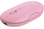 Trust Puck Wiederaufladbare Kabellose Maus, Bluetooth und 2.4 GHz Verbindung via
