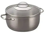 Kelomat Bratentopf Torrano mit Deckel &Oslash;16cm 1,5 Liter Edelstahl - Silber
