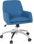 hjh OFFICE Home Office B&uuml;rostuhl SHAKE 400 Schreibtischstuhl mit Armlehnen Stoff