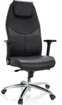 hjh OFFICE Profi Chefsessel FERRARA Ergonomischer B&uuml;rostuhl mit Armlehnen