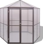 vidaXL Gew&auml;chshaus Aluminium 240&times;211&times;232 cm