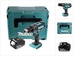 Makita DHP 482 M1J Akku Schlagbohrschrauber 18 V 62 Nm + 1x Akku 4,0 Ah +...