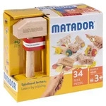Matador Kinder Baukasten ab 3 Jahren 34-tlg. - Spannendes Holz Konstruktionsspielzeug