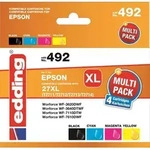 EDDING Multipack Epson T2711/712/713/714 (27XL) black+colour