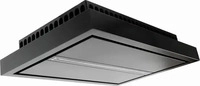 Bauman Baumann Deckenhaube Aura 90 SLK, Umluft 90cm Schwarz Dunstabzugshaube EBM