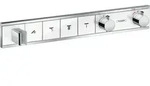 Hansgrohe RainSelect, Waschbecken, Chrom, Wei&szlig; - Silber/Wei&szlig;