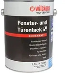 Wilckens Professional Fenster- & T&uuml;renlack seidenmatt, 2,5 l, Wei&szlig; - Wei&szlig;